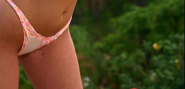  Alexis Adams banged by her lover with a scenic view